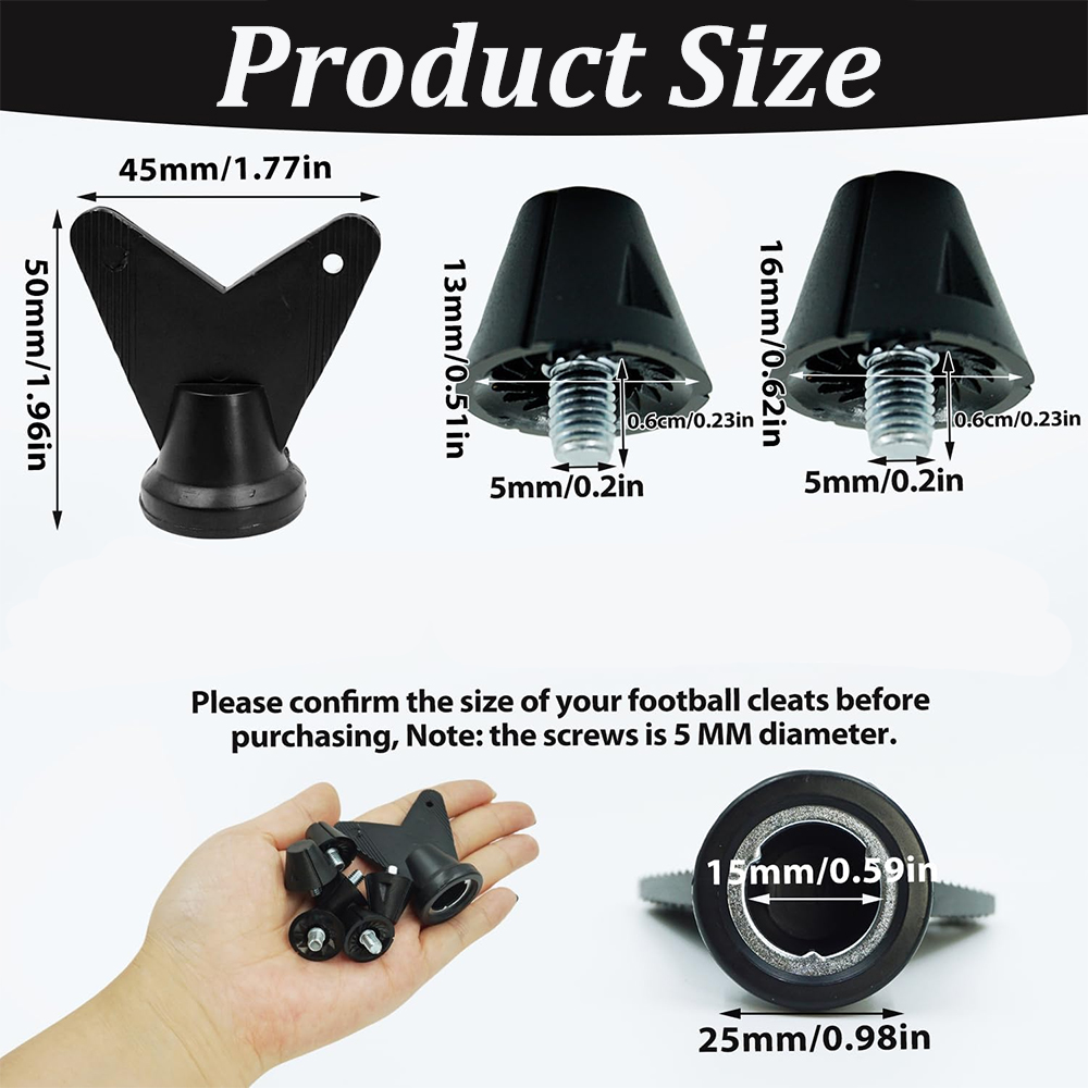 4/12PCS Football Boot Studs Re - Sneaker Care Set ulasan dan harga
