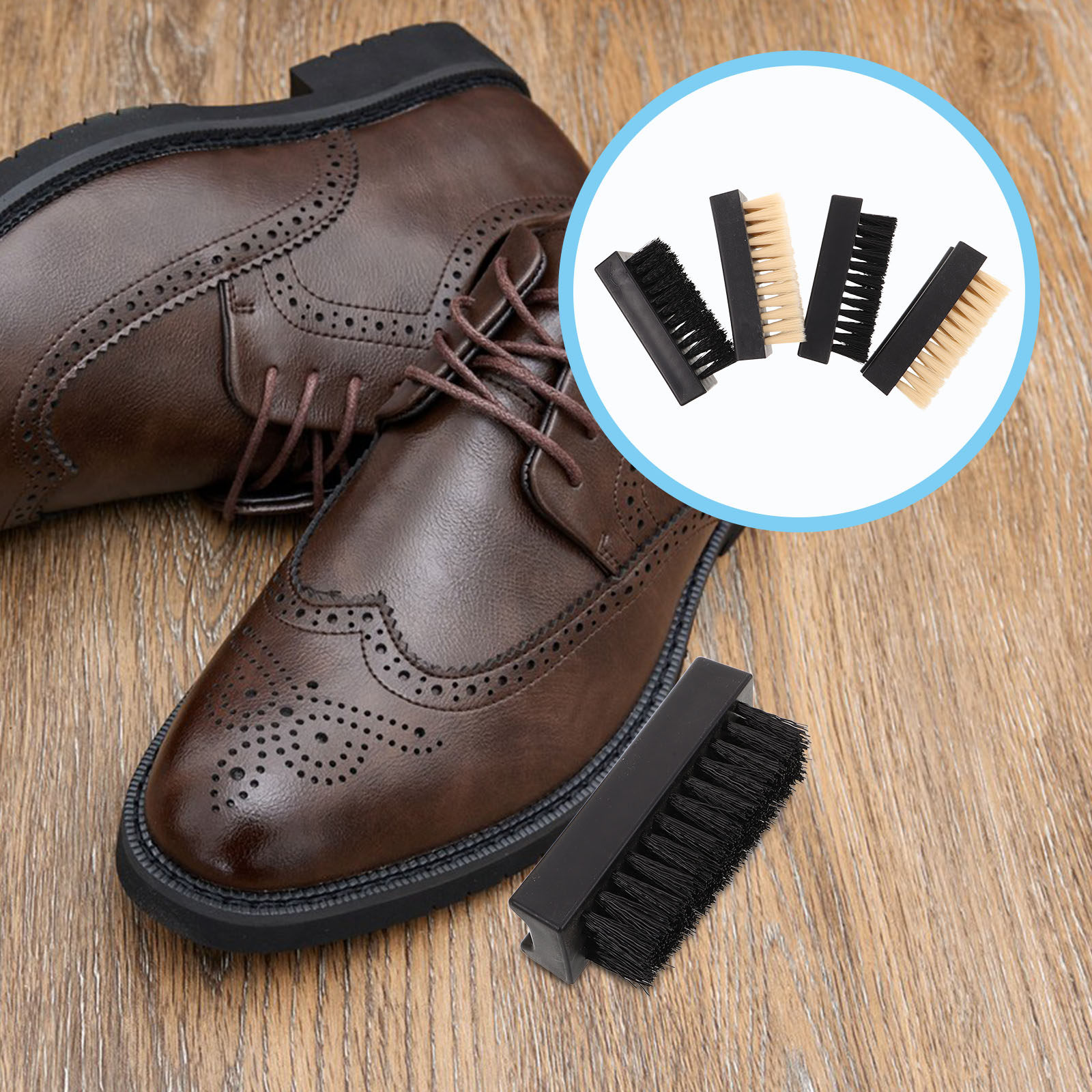 4Pcs Multifunction Shoe Brush  - Sneaker Care Set ulasan dan harga