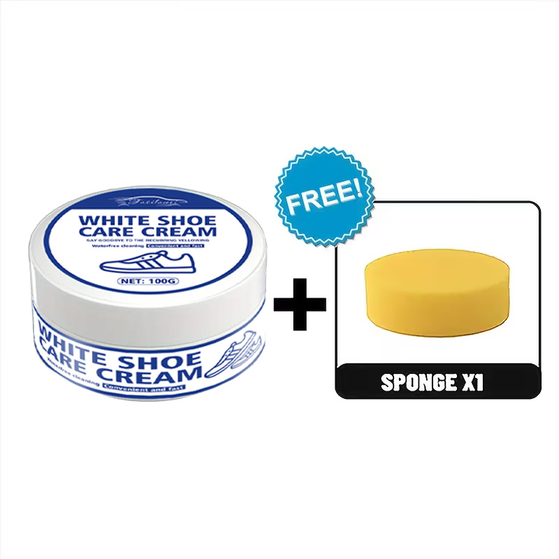 White Sneaker Care Cream with  - Sneaker Care Whitener ulasan dan harga