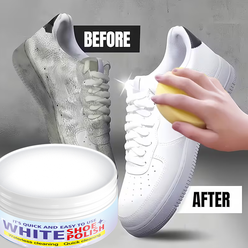 White Shoe Care Cream, Polishi - Sneaker Care Whitener ulasan dan harga