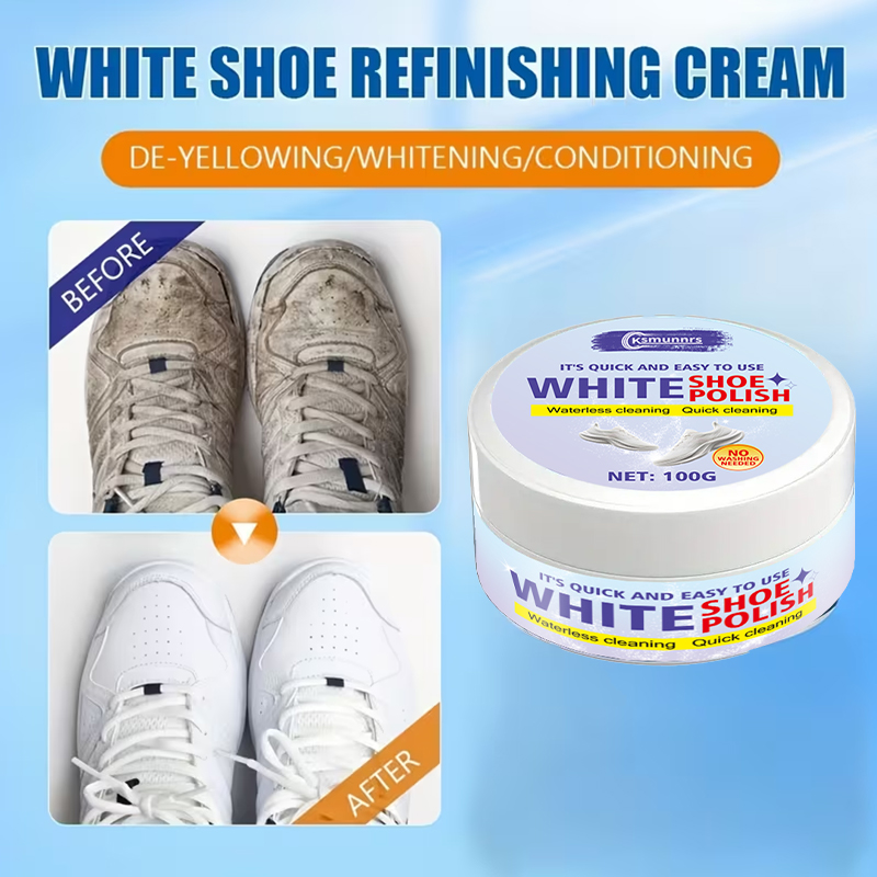 White Shoe Care Cream, Polishi - Sneaker Care Whitener ulasan dan harga