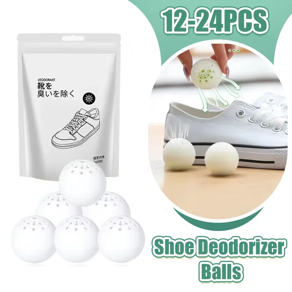 6-18pcs Shoe Deodorizer Freshe - Shoe Deodorizer Ball ulasan dan harga
